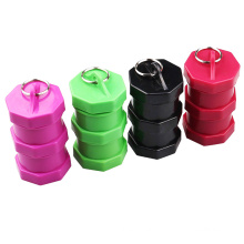 New foreign trade hot selling creative bucket shape multicolor plastic medicine bottle